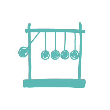 illustration of newton's craddle