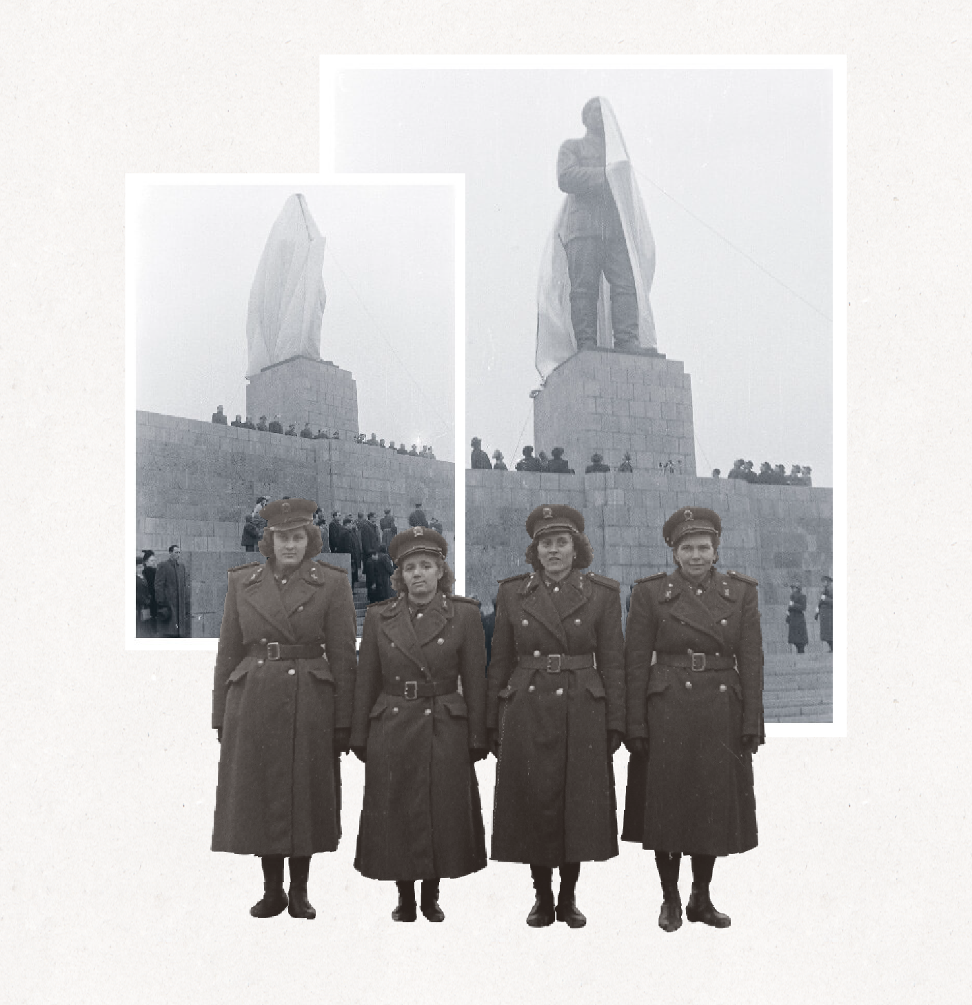 Stalin statue inauguration in Budapest in 1951